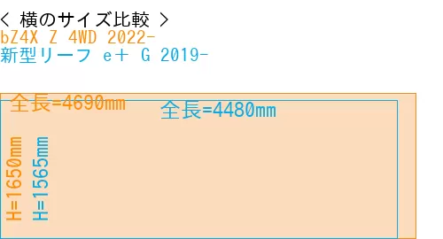 #bZ4X Z 4WD 2022- + 新型リーフ e＋ G 2019-
